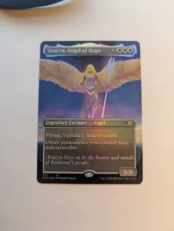 Avacyn, Angel of Hope (Borderless) Double Masters Foil - Image 1
