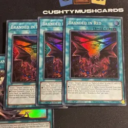 YUGIOH BRANDED IN RED & BRANDED IN HIGH SPIRITS BODE-EN057 BODE-EN055 X3 - Image 3