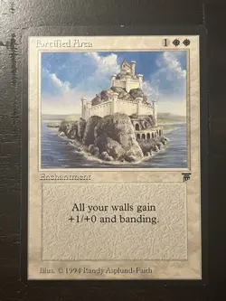 Magic the Gathering ~ MTG ~ 1x Fortified Area ~ LEGENDS ~ Near Mint - Image 1