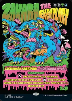 [1x] Zaxara, the Exemplary (1333) - Foil Near Mint, English Secret Lair MTG Magi - Image 1