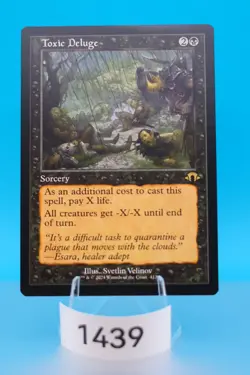 MTG Toxic Deluge (Retro Frame) Modern Horizons 3 Regular #412 - Image 1