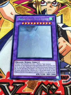 Dragon Knight Draco-Equiste drev-en038 Unltd Ed (LP) Ghost Rare Yu-Gi-Oh! - Image 1