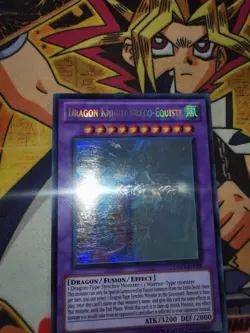 Dragon Knight Draco-Equiste drev-en038 Unltd Ed (LP) Ghost Rare Yu-Gi-Oh! - Image 4