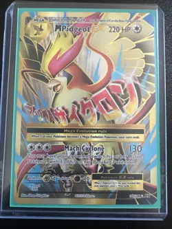 Pokemon XY Evolutions Mega M Pidgeot EX 105/108 Holo Card 2016 Full Art - Image 1