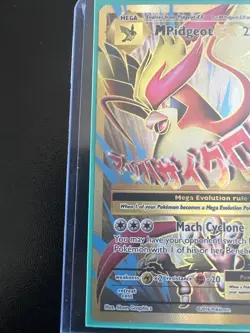 Pokemon XY Evolutions Mega M Pidgeot EX 105/108 Holo Card 2016 Full Art - Image 3