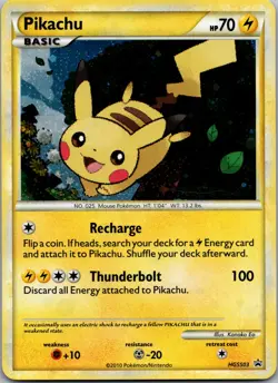 Pokemon Pikachu HGSS03 Promo LP Lot of 7 - Image 1
