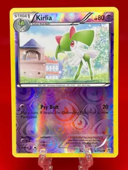Pokemon TCG Kirlia Black White 60/135 Plasma Storm Reverse Holo English 2012 LP - Image 1