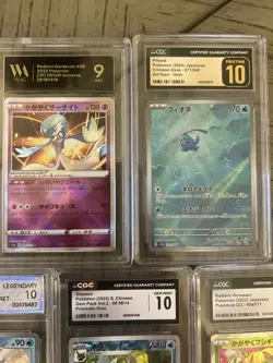 5 Graded Pokemon Card Slabs CGC Pristine 10 Phione Starmie Venusaur Gardevoir - Image 3
