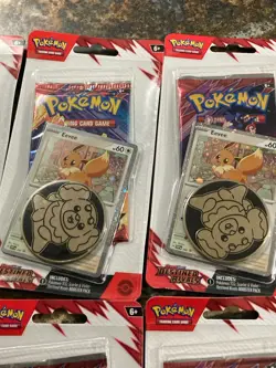 Pokemon Destined Rivals 6 Sealed Packs Eevee Promo 1/6 Booster Box Quantity - Image 3