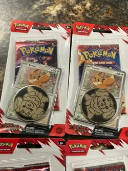 Pokemon Destined Rivals 6 Sealed Packs Eevee Promo 1/6 Booster Box Quantity - Image 4