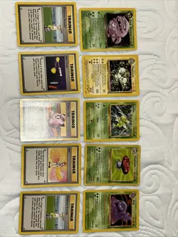 Pokemon TCG Card Lot Rares Scyther Magneton Vileplume Base Set Shadowless MP-HP - Image 1