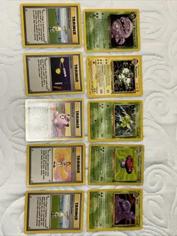 Pokemon TCG Card Lot Rares Scyther Magneton Vileplume Base Set Shadowless MP-HP - Image 3
