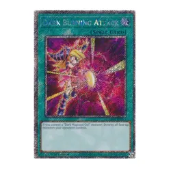 Yu-Gi-Oh! Dark Burning Attack (Platinum Secret Rare) - Quarter Century Stampede - Image 1