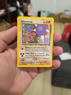Hitmontop 3/75 Neo Discovery Holo Rare 2001 Pokemon EXC - Image 3