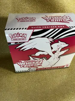 Pokemon Scarlet & Violet White Flare ETB Elite Trainer Box FACTORY SEALED New - Image 1