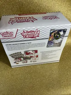 Pokemon Scarlet & Violet White Flare ETB Elite Trainer Box FACTORY SEALED New - Image 3