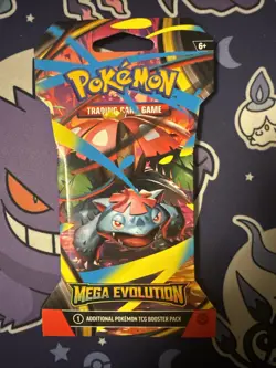 Pokemon Mega Evolution Sleeved Booster Pack - Image 1