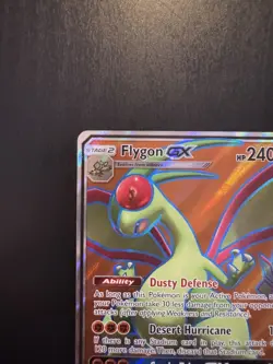 Flygon GX 218/236 Full Art Holo Rare Sun & Moon Cosmic Eclipse LP Pokemon TCG nm - Image 2