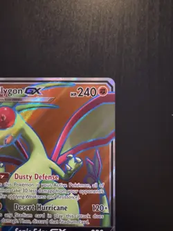 Flygon GX 218/236 Full Art Holo Rare Sun & Moon Cosmic Eclipse LP Pokemon TCG nm - Image 3