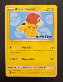 Ash's Pikachu SM113 - Black Star Promo: Pokemon The Movie - LP - Image 1