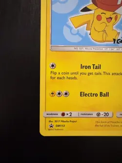 Ash's Pikachu SM113 - Black Star Promo: Pokemon The Movie - LP - Image 2