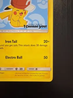 Ash's Pikachu SM113 - Black Star Promo: Pokemon The Movie - LP - Image 3