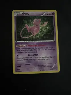 Pokemon TCG Fates Collide Non-Holo Rare Mew 29/124 - Image 1