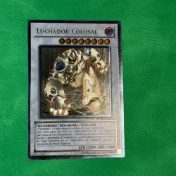 Yugioh! SPANISH Colossal Fighter TU05-SP000 EN000 Ultimate Rare LP - Image 1
