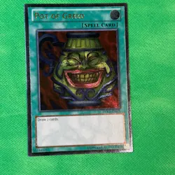 Yugioh! Pot of Greed DPKB-EN029 Ultimate Rare Unlimited LP - Image 1