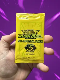 Yu-Gi-Oh Rush Duel 5th Anniversary 5th Special Pack Unopened - Image 1