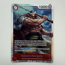 One Piece Card Game Edward.Newgate OP02-004 SR Paramount War English - NM - Image 1