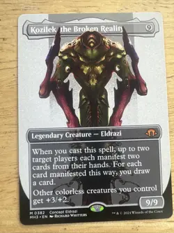 MTG English Kozilek, the Broken Reality (Borderless) NM Normal Modern Horizons 3 - Image 1