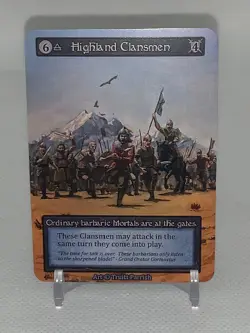 Sorcery Contested Realm: Alpha Highland Clansmen Sample Card - Image 1