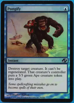 Pongify FOIL Planar Chaos PLD Blue Uncommon MAGIC MTG CARD (ID# 491050) ABUGames - Image 1