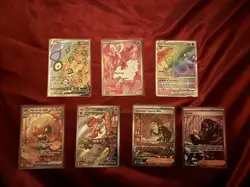 Pokemon card lot RAINBOW RARE CHARIZARD VSTAR! - Image 1
