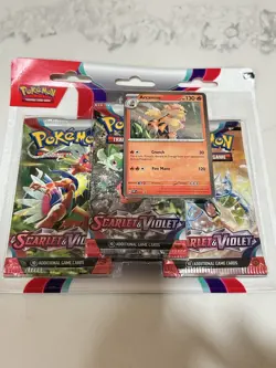 Pokemon TCG Scarlet & Violet Booster Pack Lot with Arcanine Promo Card - Image 1