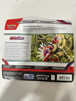 Pokemon TCG Scarlet & Violet Booster Pack Lot with Arcanine Promo Card - Image 2