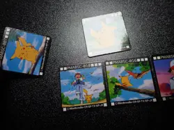 Pokemon GB Pocket Mini Card Non Holo x5 Ash Pikachu etc #5726 EX/VG - Image 5