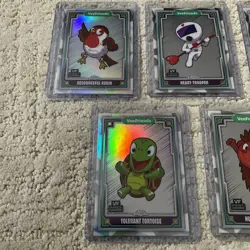 Lot of (5) Topps Chrome Vee Friends 1st Edition Holo Foil Cards No Duplicates NM - Image 3