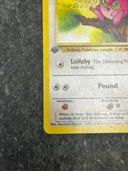 Jigglypuff 54/64 - Jungle First Edition Vintage Pokemon Card LP 1st Ed - Image 2