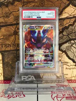Lucario VSTAR SWSH291 Sword & Shield Promo Cards Holo PSA 10 - Image 1