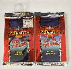 Nitro 11-card Slap Packs 2000 WCW Trading Cards Wizards of the Coast x2 - Image 1