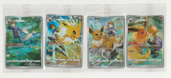 Pokemon TCG Chinese Blue's Jolteon Flareon Vaporeon Eevee CHR 4 Card Sealed - Image 1