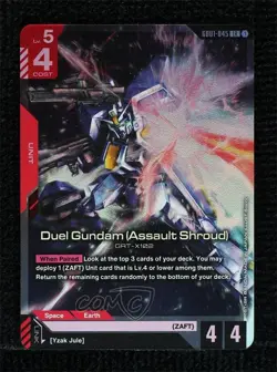 2025 Gundam Card Game Newtype Rising GD01 LR Duel (Assault Shroud) #GD01-045 - Image 1