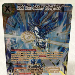 Dragon Ball Super TCG SS2 Son Gohan, Z Fighter Ultimate Squad SPR BT17-083 Card - Image 3