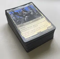 MTG Final Fantasy Lot-Common, Uncommon And Lands. All Foil. - Image 1