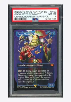 MTG PSA 8 Gogo Master Of Mimicry Character Borderless-Foil 2025 0522 FIN English - Image 1