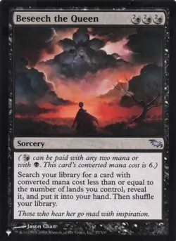 Beseech the Queen The List Regular Uncommon #57 NM MTG - Image 1