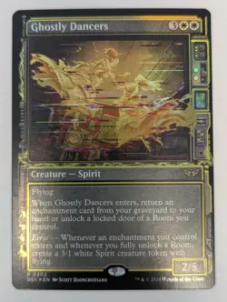 Ghostly Dancers (Showcase) Duskmourn: House of Horror Foil - MTG RARE - Image 1