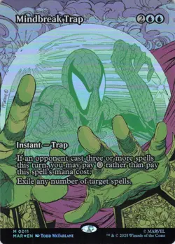 MTG Mindbreak Trap (Borderless) (11) | NM Foil | Spider-Man {MAR} - Image 2